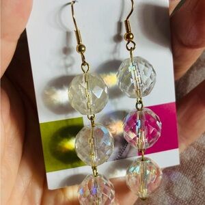 Elegant Crystal Drop Earrings